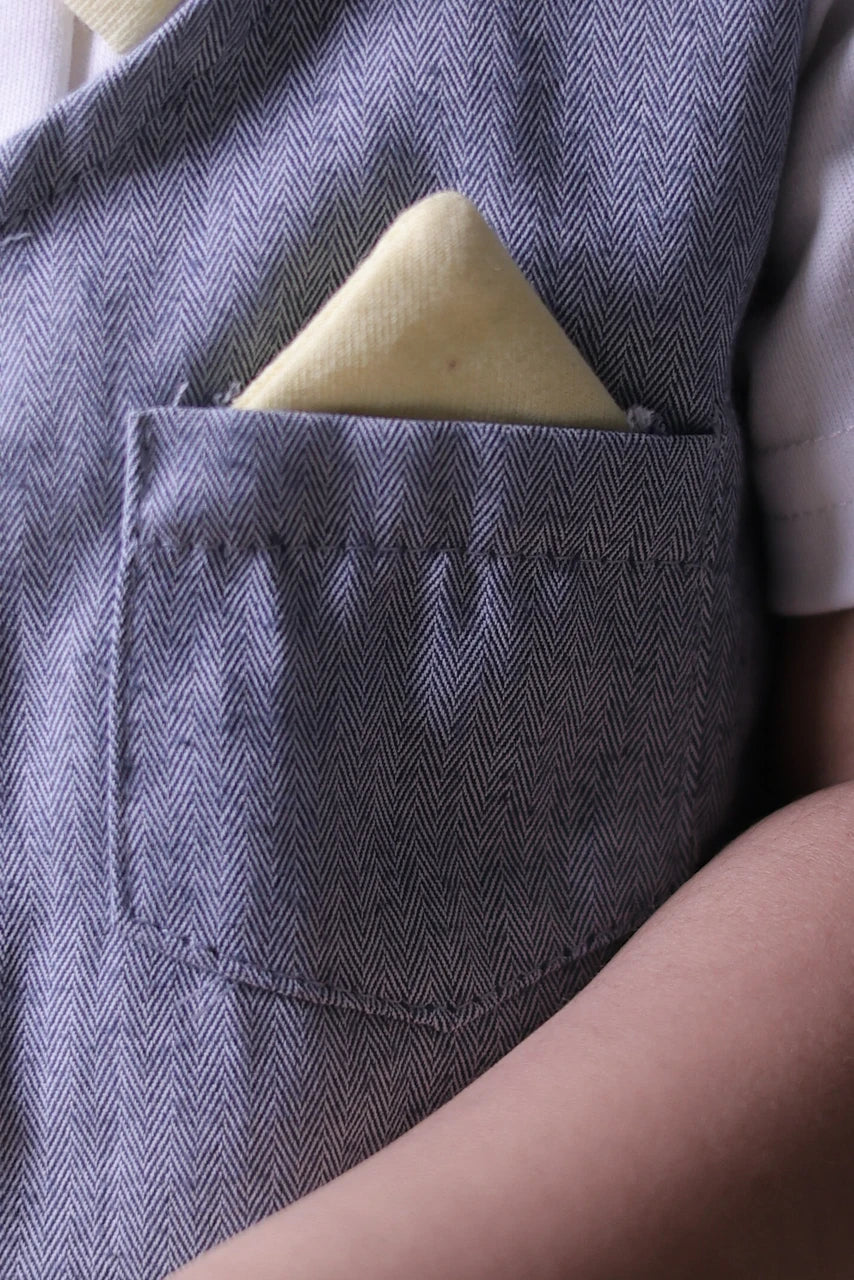Little Gentleman Bow Romper