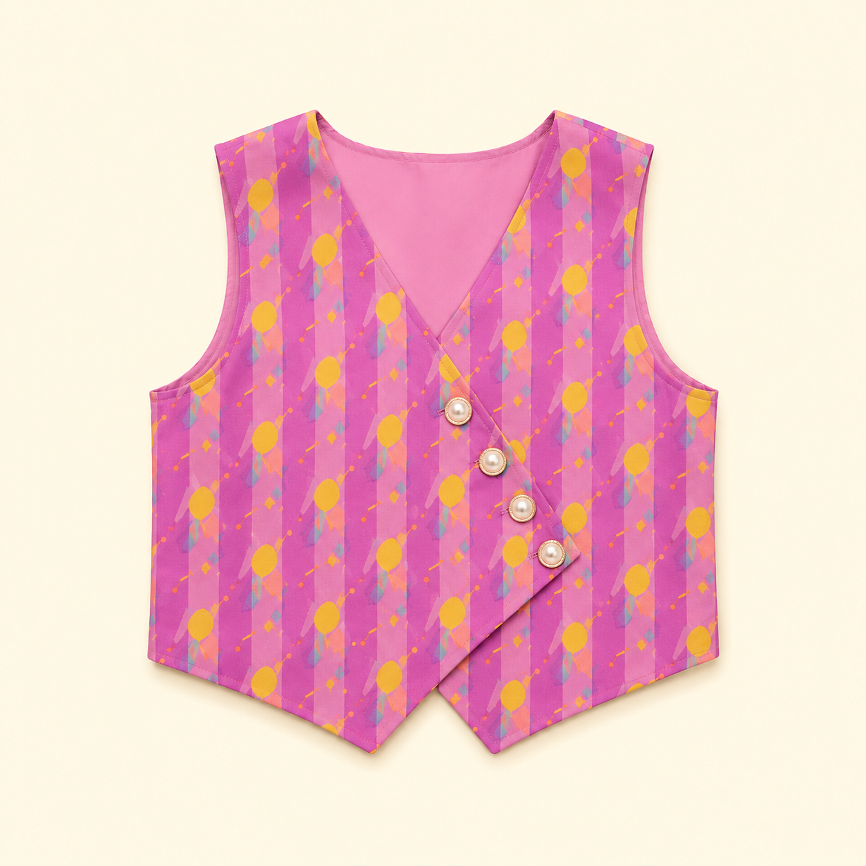 Sunset jacquard waistcoat set