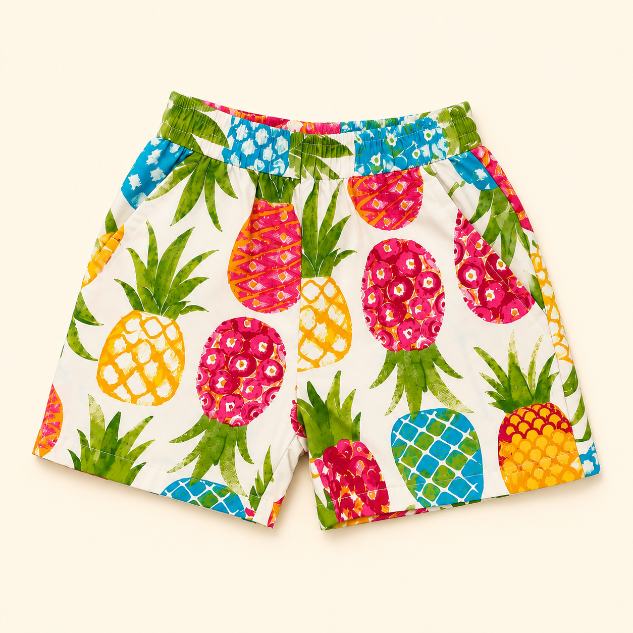 Sunset pineapple print pure coordset