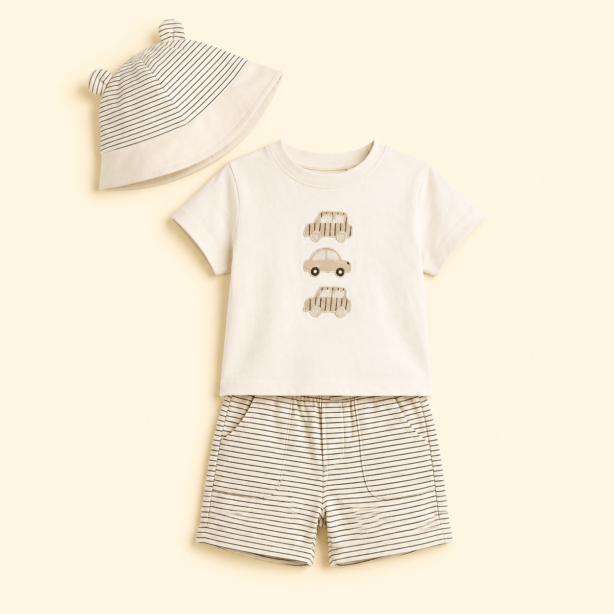 Voyage Cotton Co-ord Set for Baby Boys