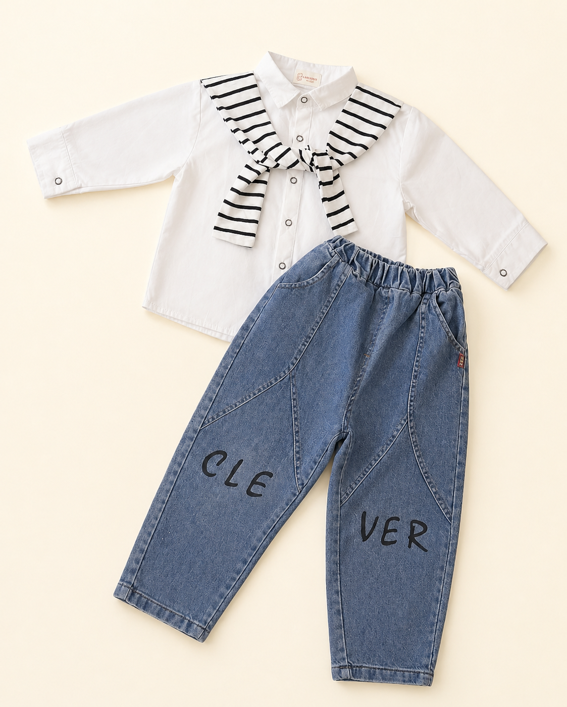 SRK Style Black & White Kids Outfit