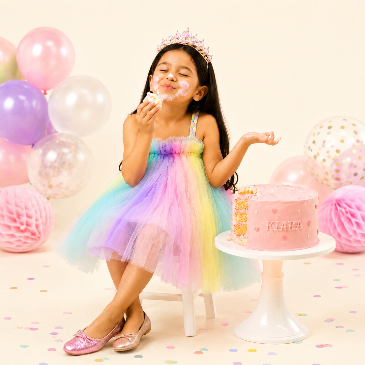 Candy cloud tulle dress