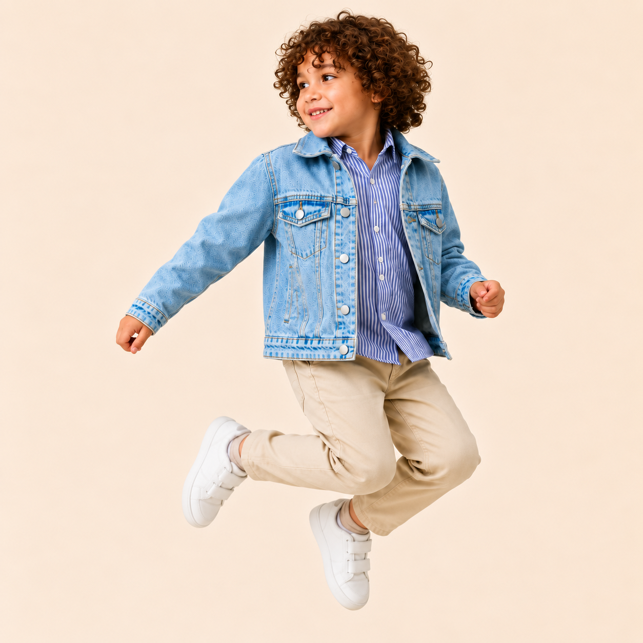 Kids Classic Light Blue Denim Jacket