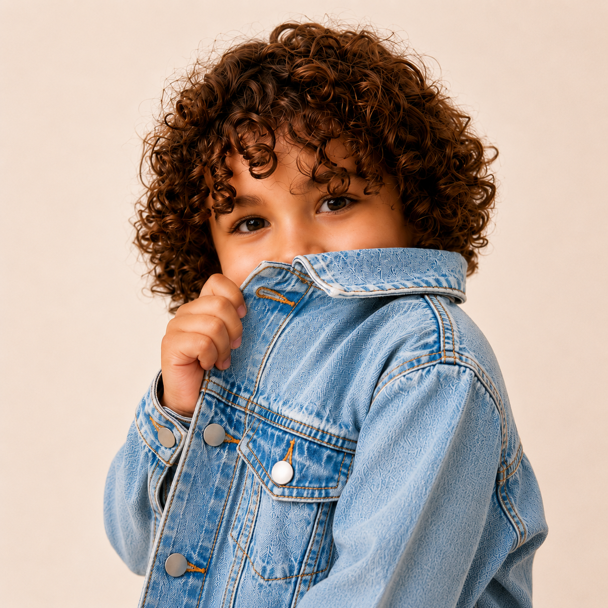Kids Classic Light Blue Denim Jacket