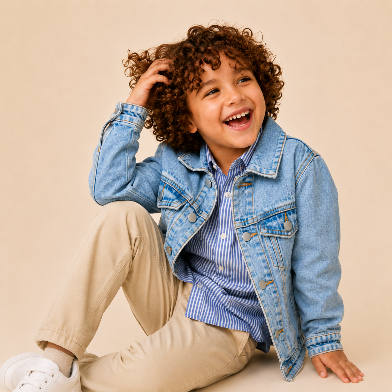 Kids Classic Light Blue Denim Jacket