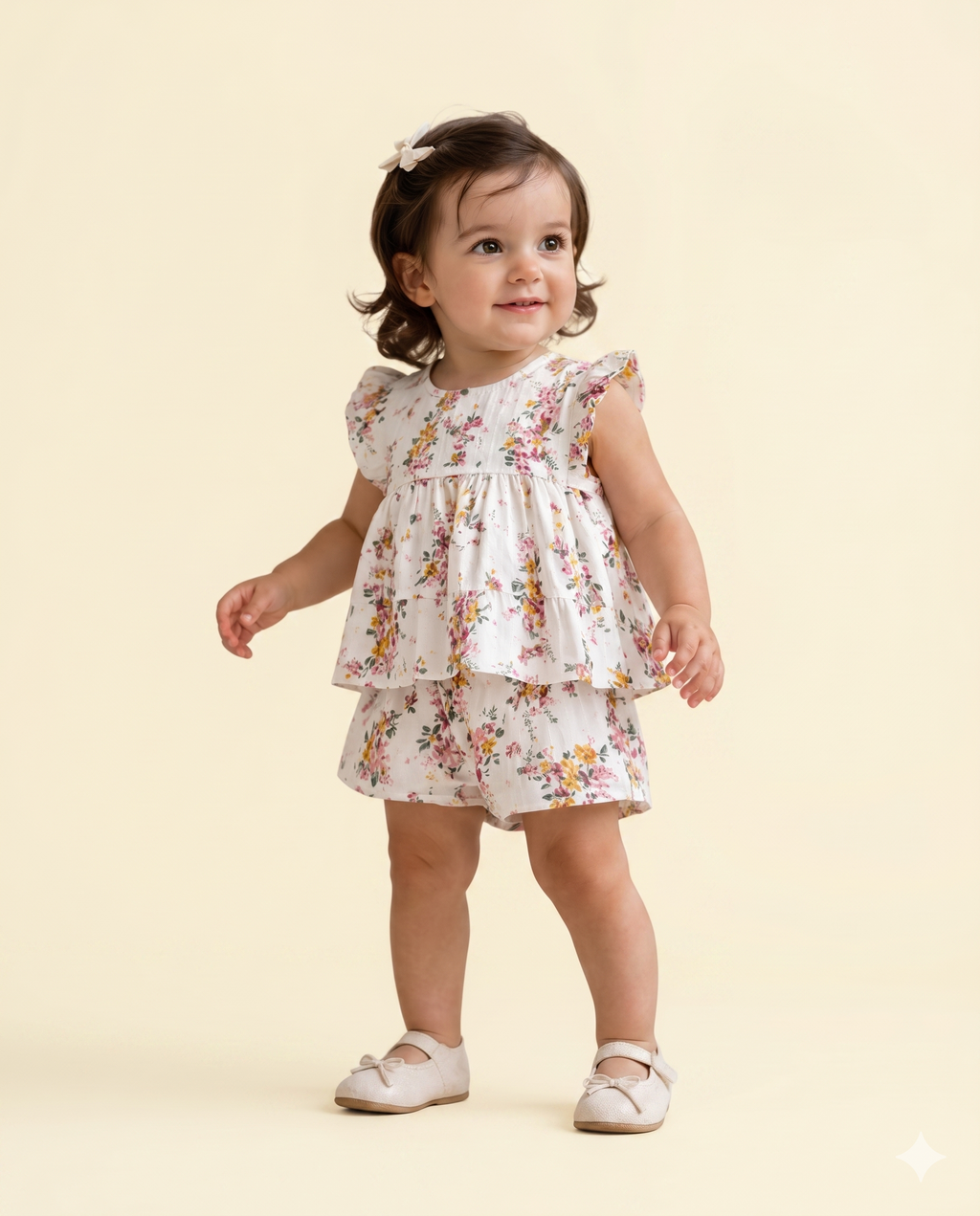 Ivory Garden & Rosie Garden Baby Dress