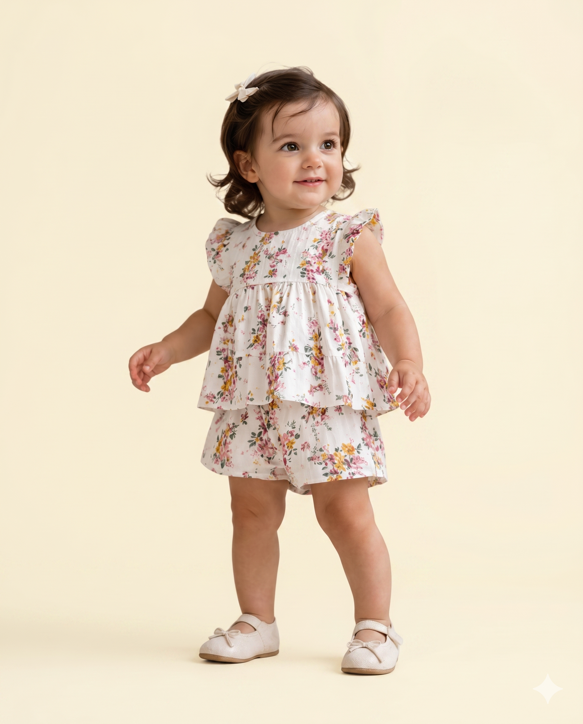 Ivory Garden & Rosie Garden Baby Dress