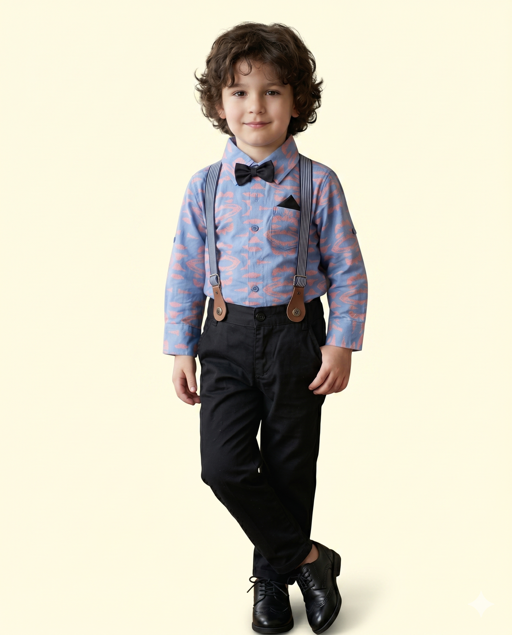 Floral suspender set