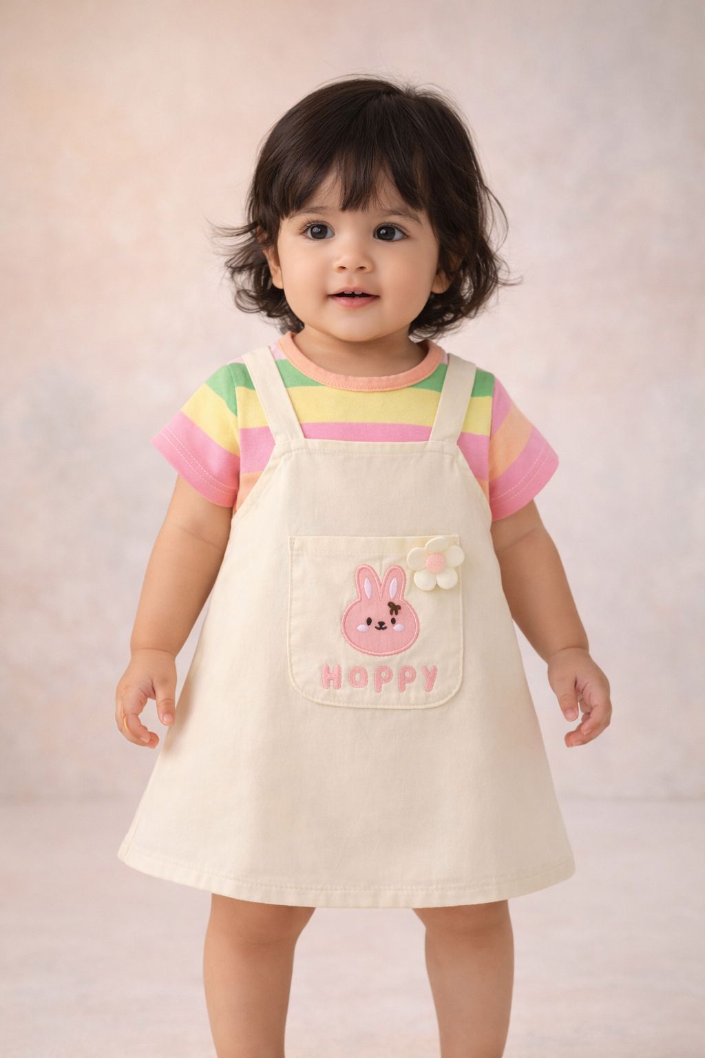 Cute Rainbow Frock