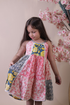 Mammabub Girls Cotton Printed Dress