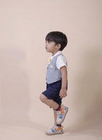 Little Gentleman Bow Romper