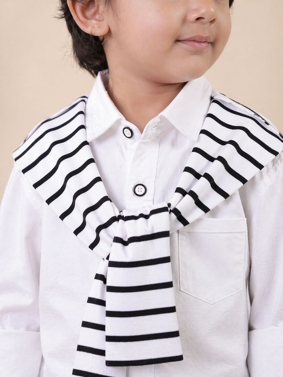 SRK Style Black & White Kids Outfit