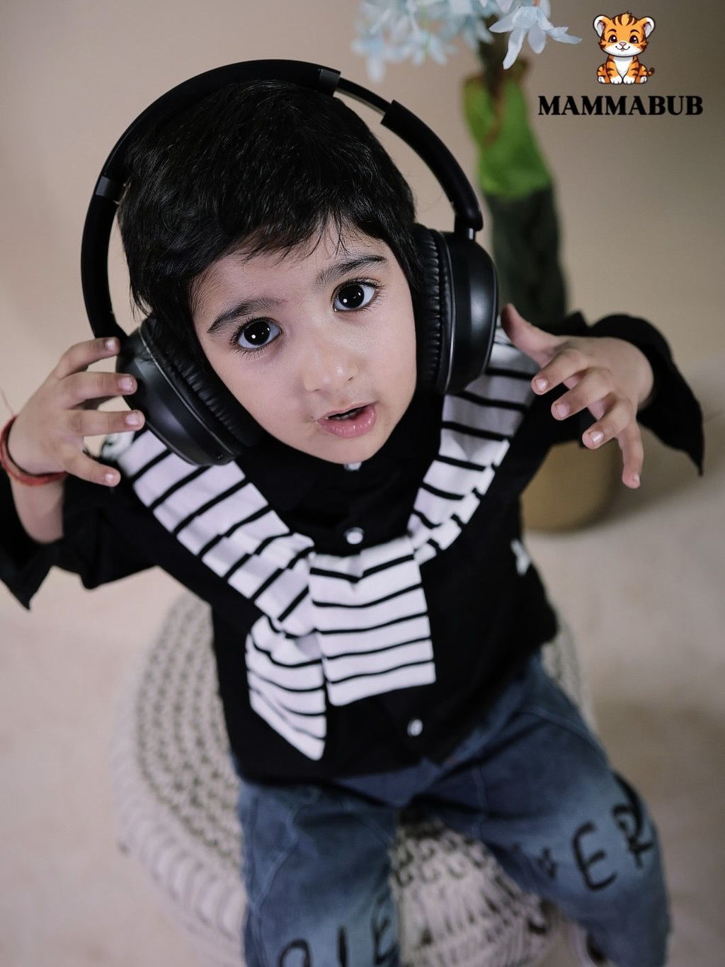 SRK Style Black & White Kids Outfit