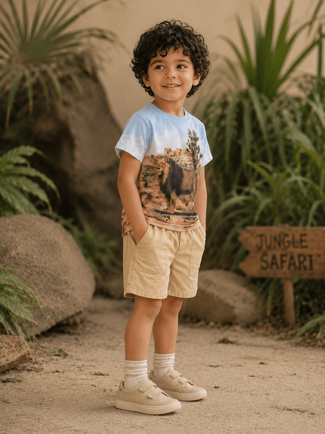 SAFARI SHORTS AND TSHIRT