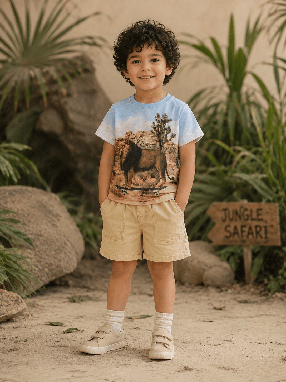 SAFARI SHORTS AND TSHIRT